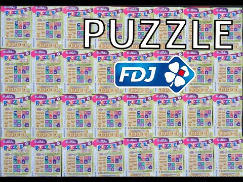 NEW 🔥 Puzzle FDJ 🍀 33 tickets 🍀