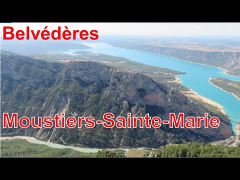 [4K] Gorges du Verdon, Belvédères Moustiers-Sainte-Marie