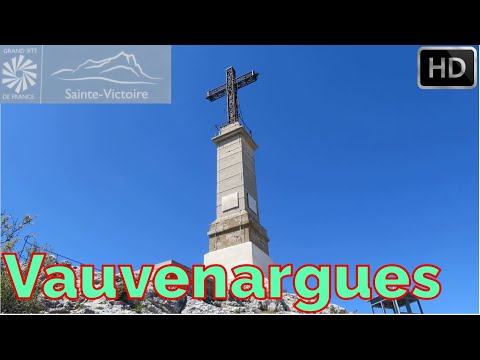 [4K] Croix de Provence &amp; SAINTE-VICTOIRE, Montée depuis Vauvenargues ❤️❤️