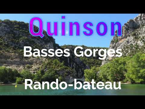 👍 Rando-bateau, Quinson, Basses Gorges du Verdon