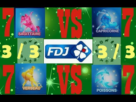 🎈🍾🎄 ASTRO Trilogie 3/3 : Sagittaire vs Capricorne &amp; Verseau vs Poissons. Combien à remporter ?? 🎈🍾🎄